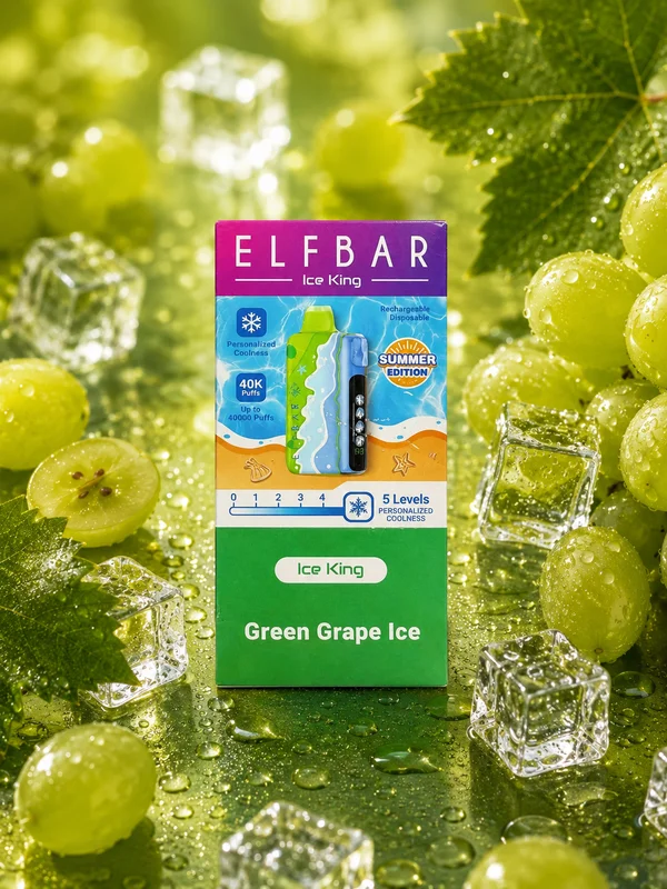 Elfbar ice king Green Grape Ice